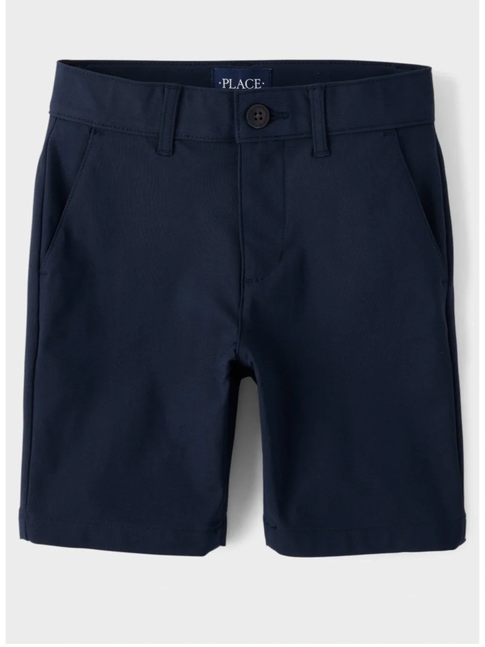 The Children’s Place Boys Uniform Quick Dry Premium Chino Shorts - Blue Size 10